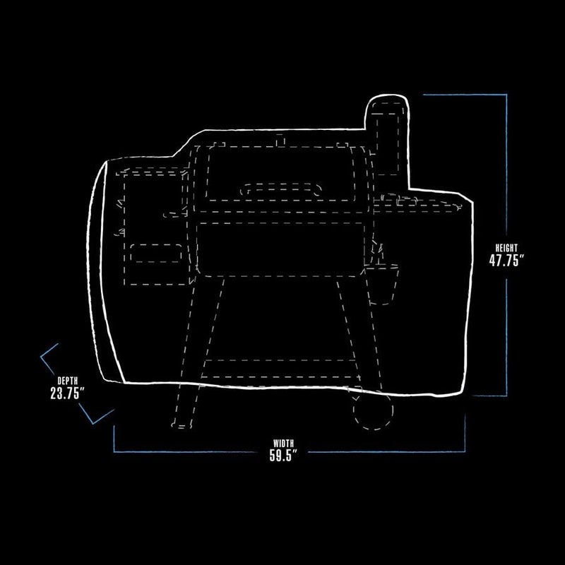 Pit Boss 800 Series Deluxe Grill Cover for 820 and 850 Grills - 73821 - Image 3